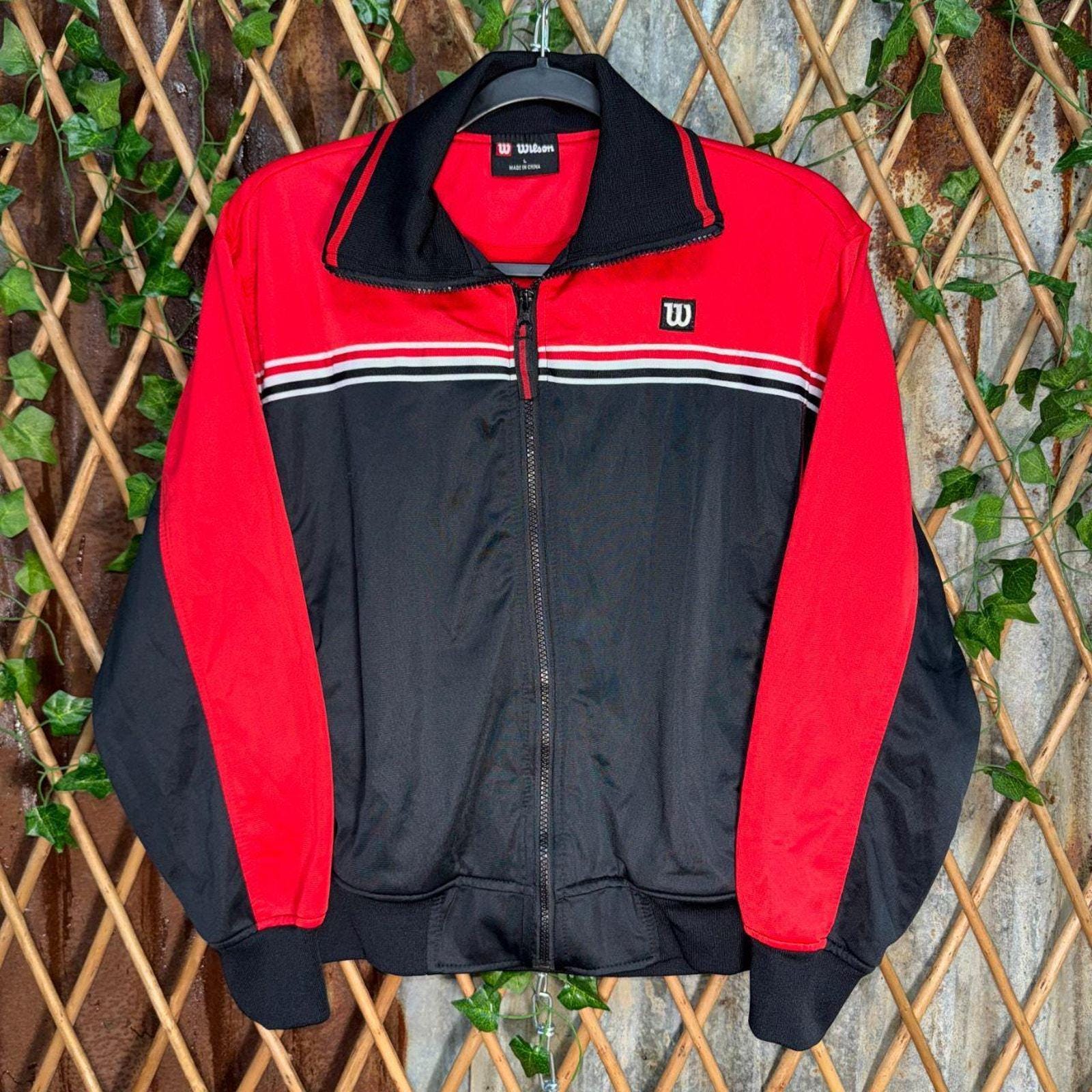 Vintage Y2k Wilson Embroidered Logo 00s Zip up Track Jacket - Etsy