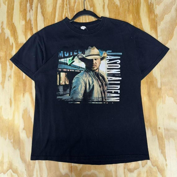 Vintage Y2k Jason Aldean Night Train Country Tour T-shirt - Etsy