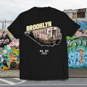 Brooklyn New York Graffiti Subway Train Tee