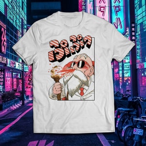 May include: White t-shirt with a cartoon image of a man with a white beard and sunglasses, holding a staff. The text "SO BAD" is printed above the image in red and white stripes.