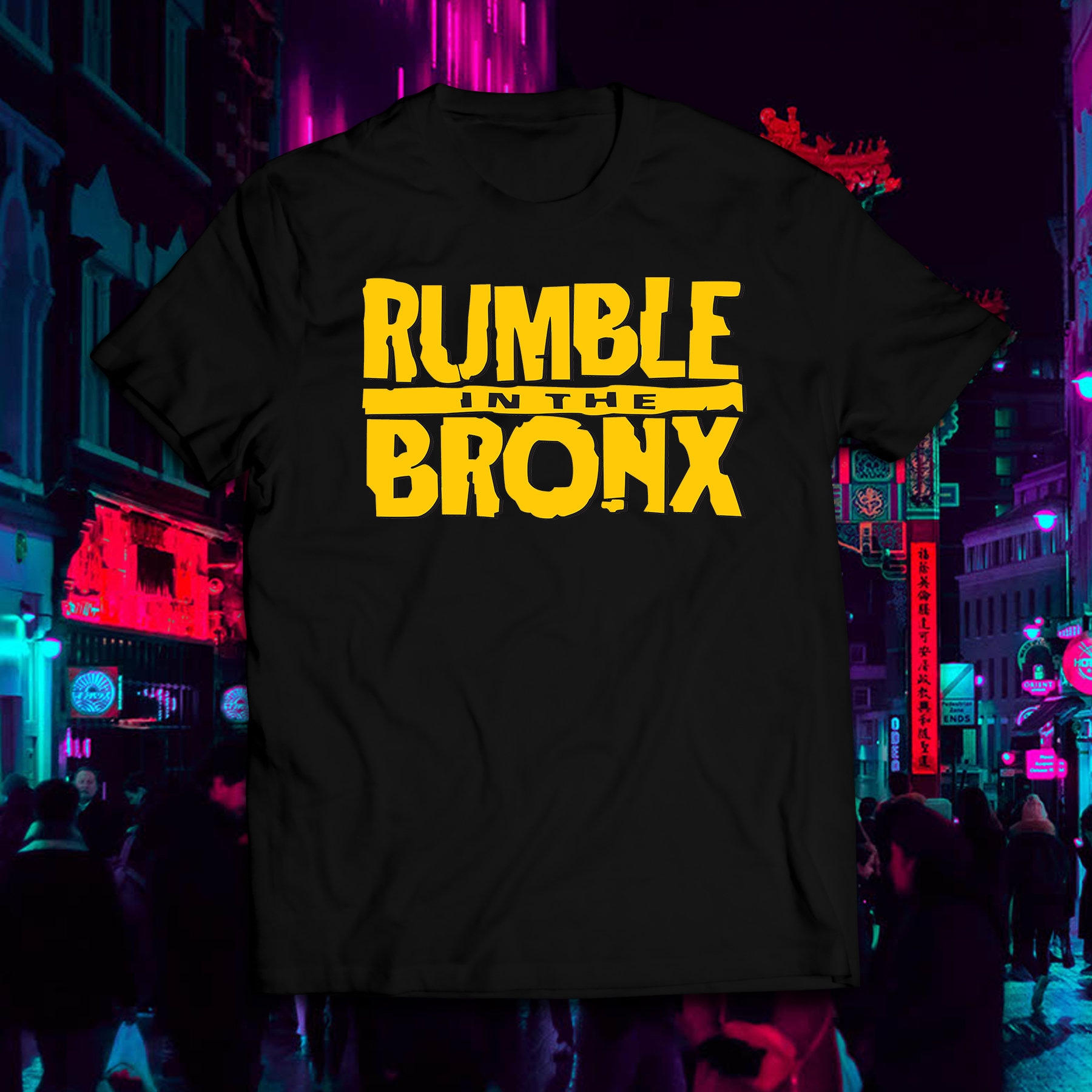 Jackie Chan Red Bronx Tシャツ 映画 ムービー ビンテージ 新品