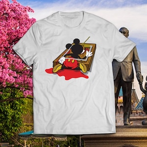 Dead Mickey Mouse Funny Trap Disney Fake Tee
