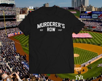 Murderers Row Yankees New York Vintage Style Baseball Tee