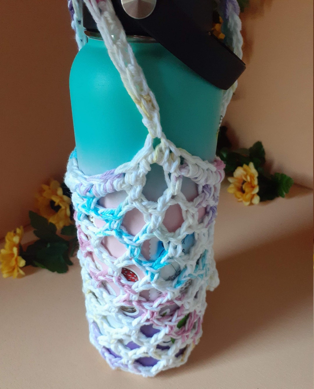 Thermos Holder / Water Bottle Carrier/ Thermos Sling / Water Etsy