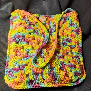 Retro Granny square purse- Gifts