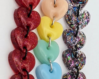 Handmade Candy Hearts Earrings Jewelry Gift