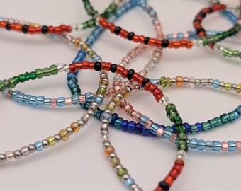 Handmade Tiny Rando Beaded Bracelets Gift Accessories