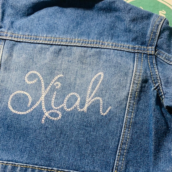 Baby Denim Jacket Etsy