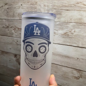 Dodgers skeleton tumbler