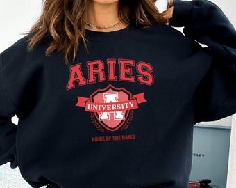 Zodiac University Crewneck Sweater Astrology Sweatshirt, Custom Horoscope Crewneck, Star Sign Sweater, Celestial Gift, Personalized Astrolog