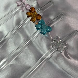 Bow Glass Straws