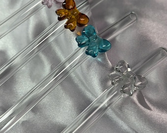 Bow Glass Straws