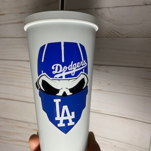 Dodgers skull cup