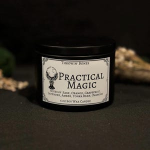 Practical Magic | Handmade Soy Candle | Oakmoss + Amber