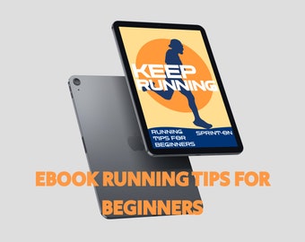 Keep running E-book, with a running planner, E-book