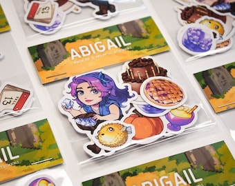 Abigail Sticker Pack | Stardew Valley