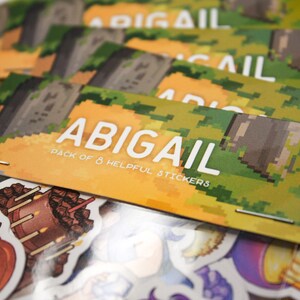 Abigail Sticker Pack | Stardew Valley - Etsy