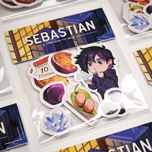 Paquete de pegatinas de Sebastián / Stardew Valley
