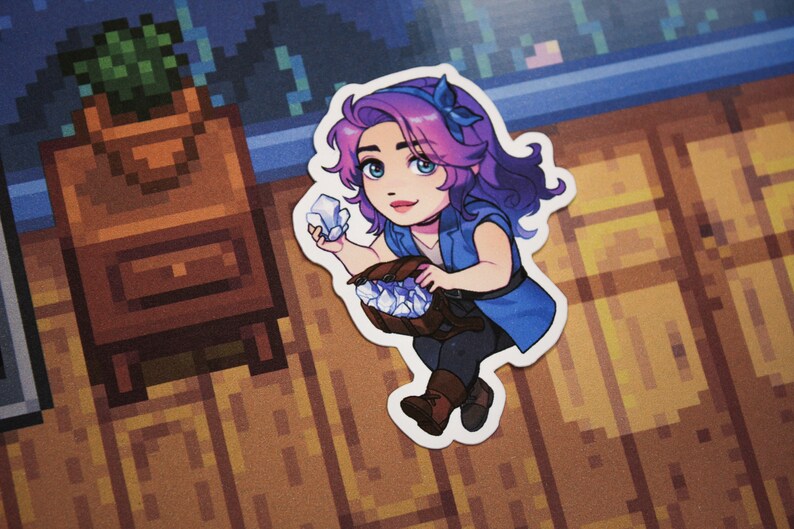 Abigail Sticker Pack | Stardew Valley - Etsy