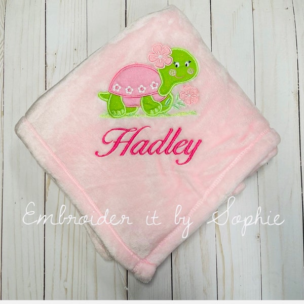 Turtle Blanket Etsy