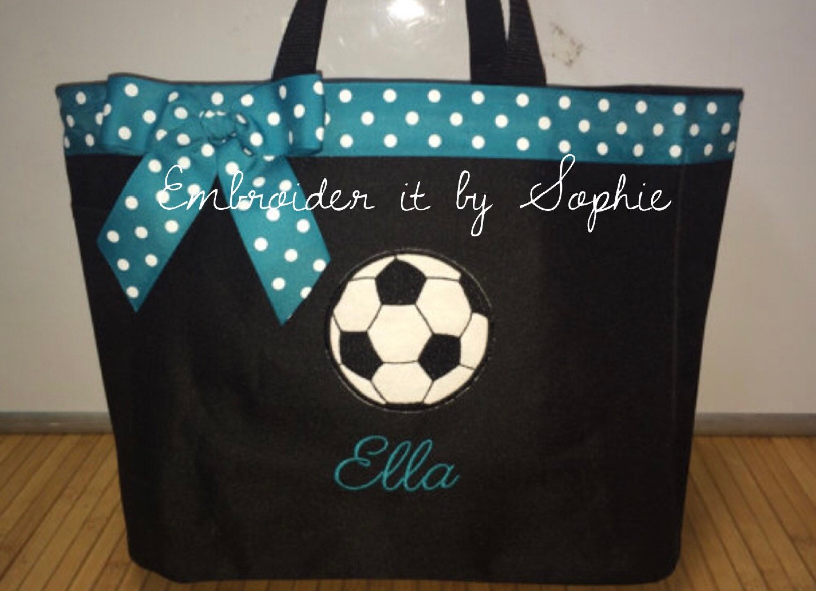 Personalized Soccer Tote Bag/birthday Gift/baby Shower Gift
