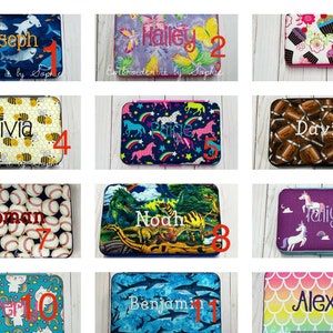 Custom Personalized Kids School Pencil Box Case/Art Supplies Sticker Box/Crayon Storage Box Container