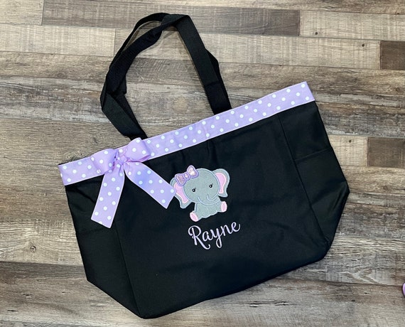 Personalized baby tote bags sale