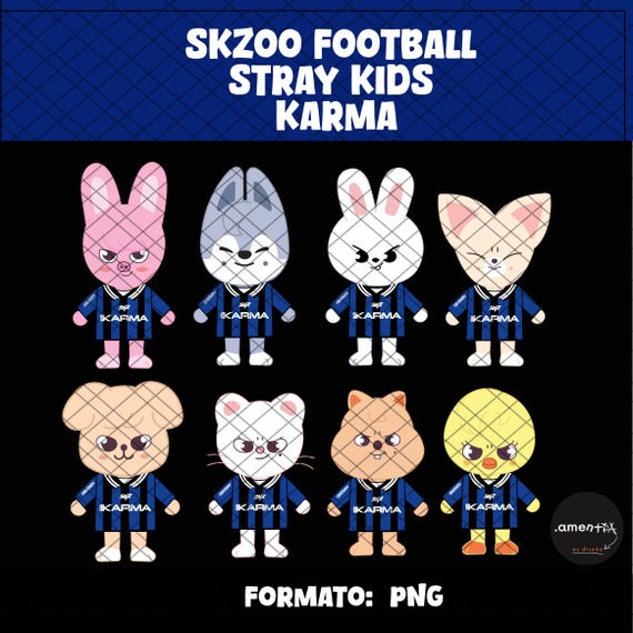 Skzoo Football Karma Version PNG (stray Kids) - Etsy