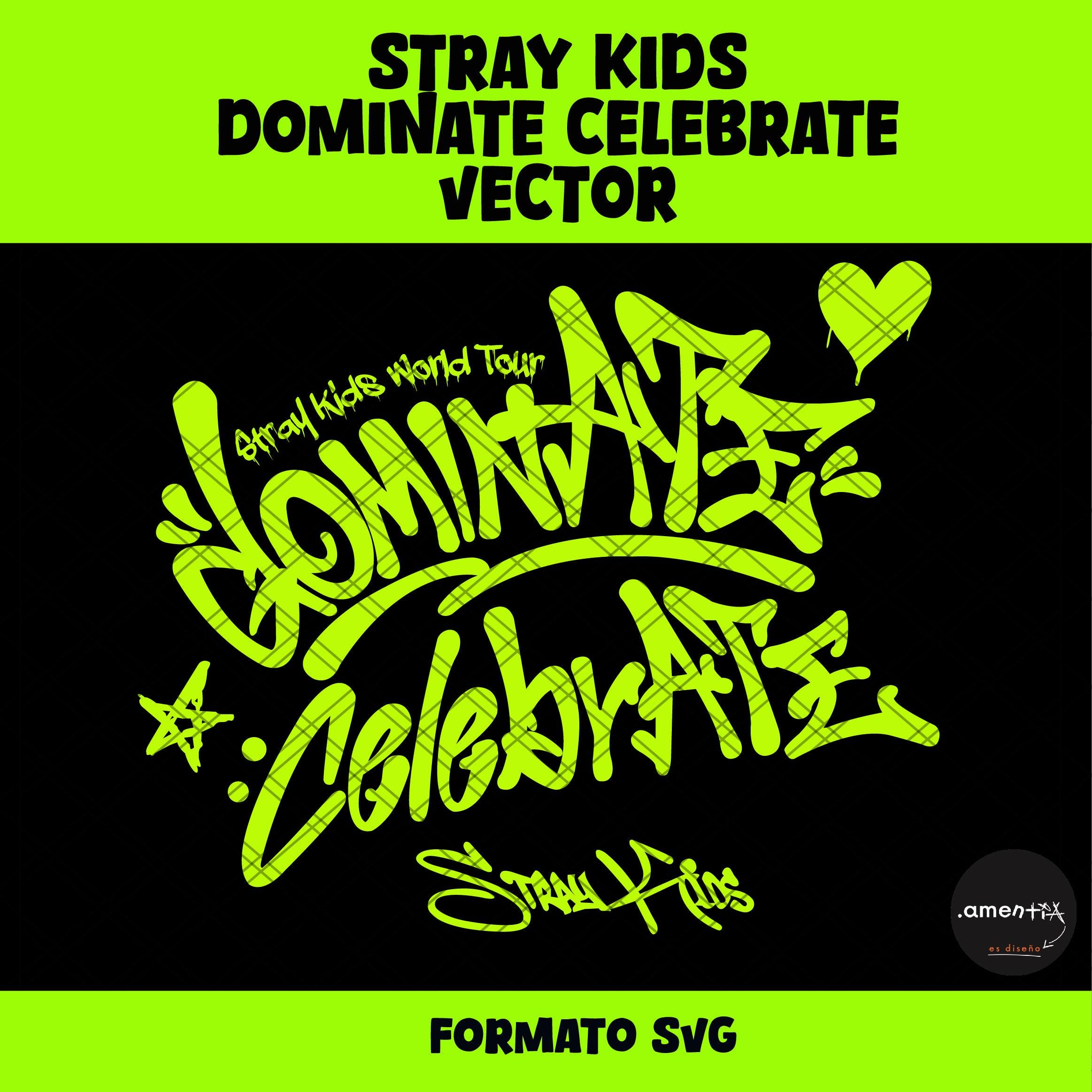 Stray Kids Logo Dominate Celebrate Vector - Etsy Canada