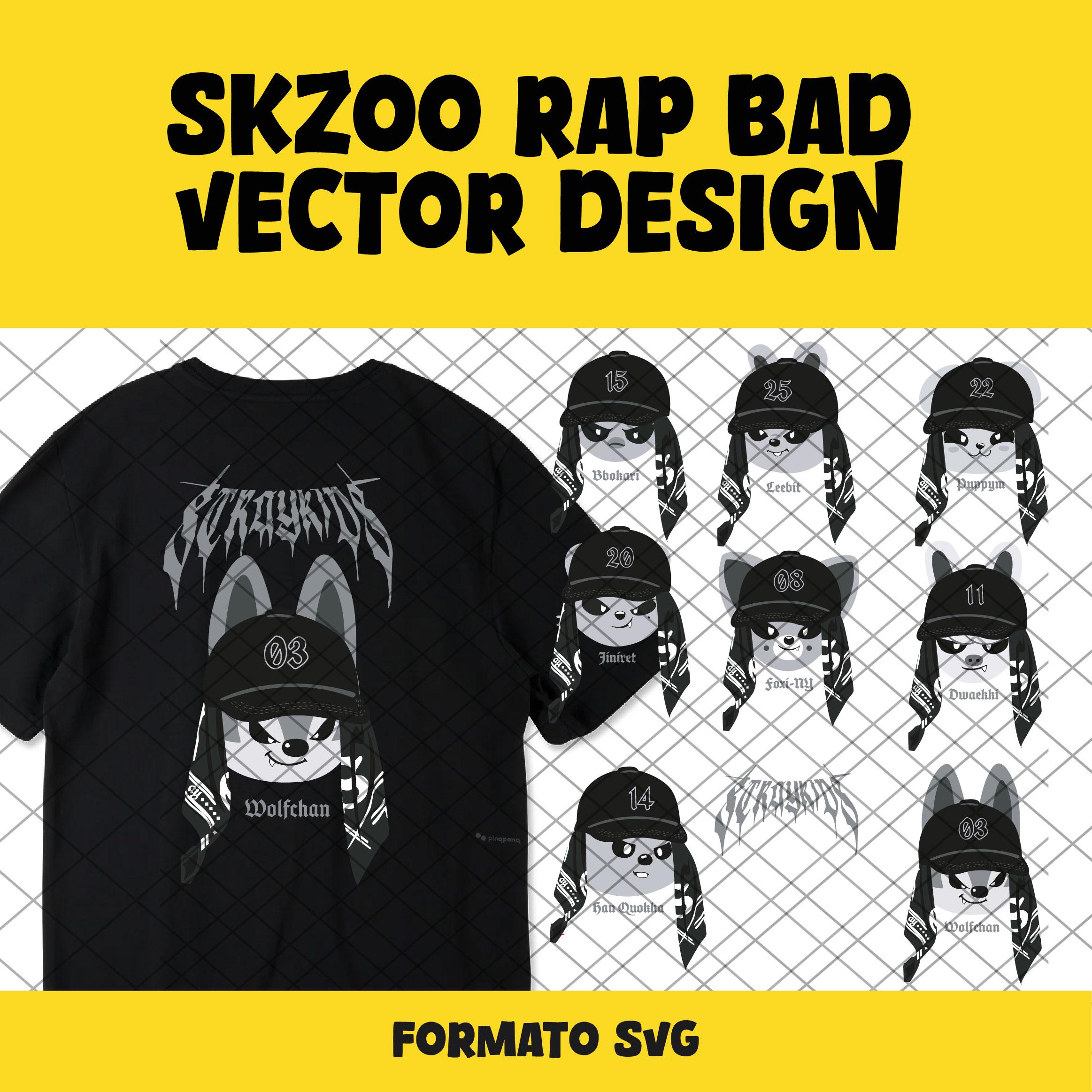 SKZOO服　オーダー・連絡用ページ Skzoo Bad Rap Design Stray Kids - Etsy