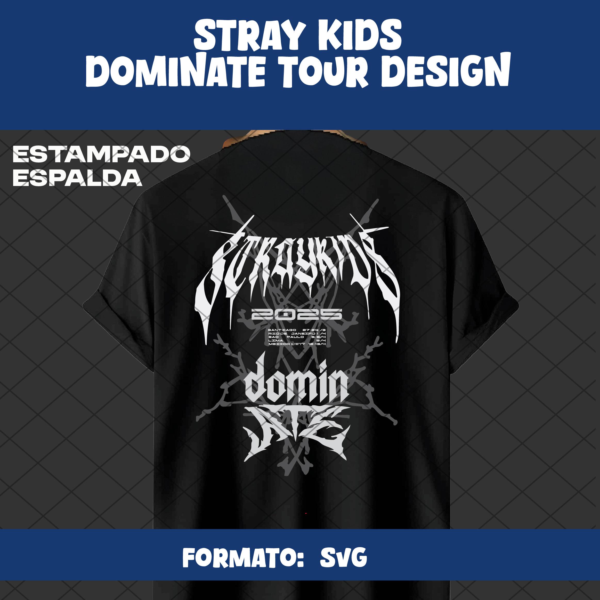 dominATE 北米 限定 メンバープリントTシャツMサイズ アメリカ StrayKids dominATE 北米グッズ メンバープリントTシャツ L