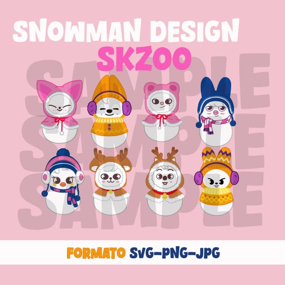 Snowman Skzoo Stray Kids Christmas - Etsy