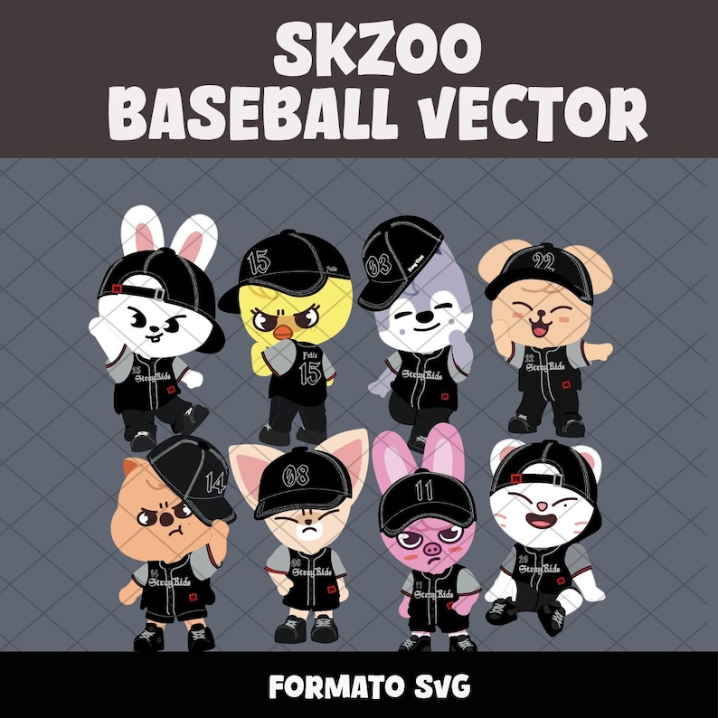 Skzoo Stray Kids Vector Design Dominate Bad - Etsy