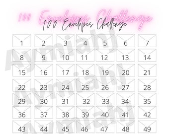 100 Cash Envelops Challenge