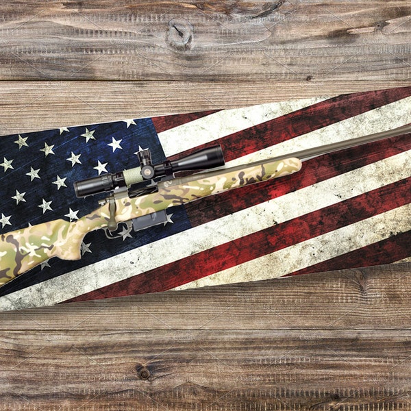 American Flag Gun Cleaning Mat, 2nd Amendment, AR15, AR-15, Gun Gifts for Men | TACTTUFF