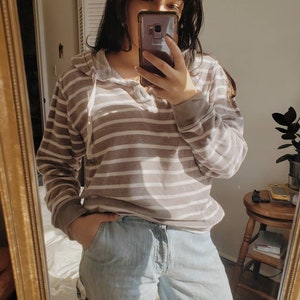 Levi&#39;s Striped Hoodie