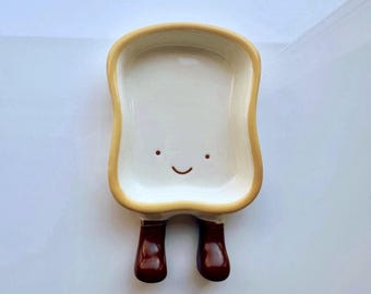 Trempette pour toasts en céramique avec pieds pendants | Saint-Valentin, Galentine Cadeau pour elle