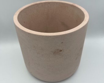 Vaso da fiori minimalista in cemento fatto a mano, decorazione da tavolo colorata
