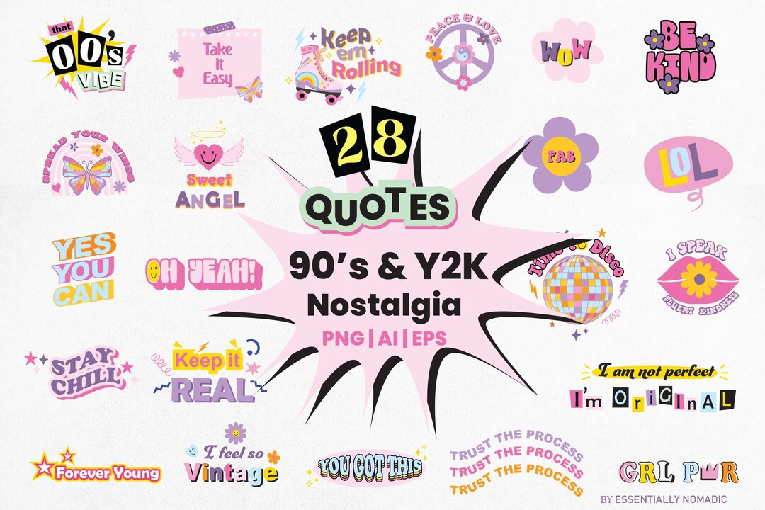 90s Clipart Png, Retro Graphics Clipart Pink Purple Aesthetic ...