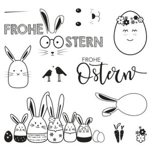 RAYHER "Clear Stamps Frohe Ostern"