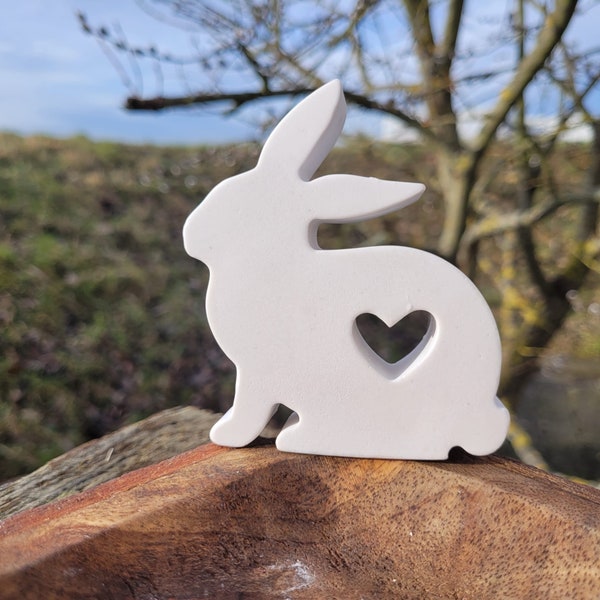 Silicone mold - bunny with heart