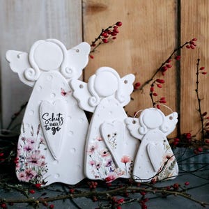 Silicone mold - Super cute angel - 3 sizes