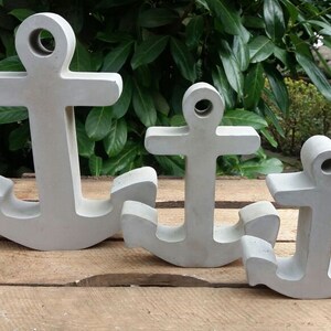 Silicone mold - ANCHOR in 3 sizes/Maritime