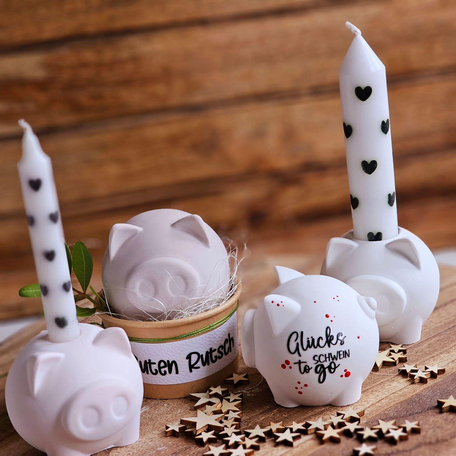 Moule En Silicone Pour Bougies Cochon,Moule De Fabrication