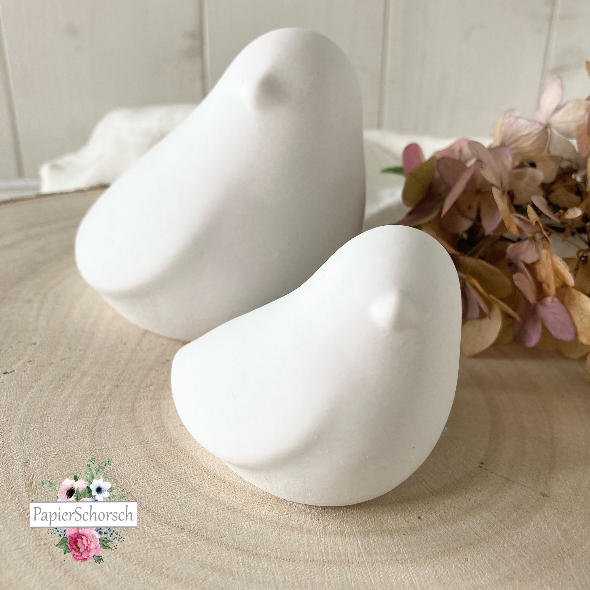 2 Stampi In Silicone Per Colata A Forma Di Uccellino - 3D, Flessibili, Per Gesso, Resina, Cera, Pasqua E Decorazioni Primaverili - 3