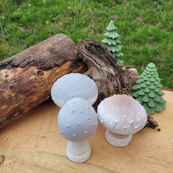 Silicone Mold Mushrooms in 3 Variants B Goods/sale 75% Discount 