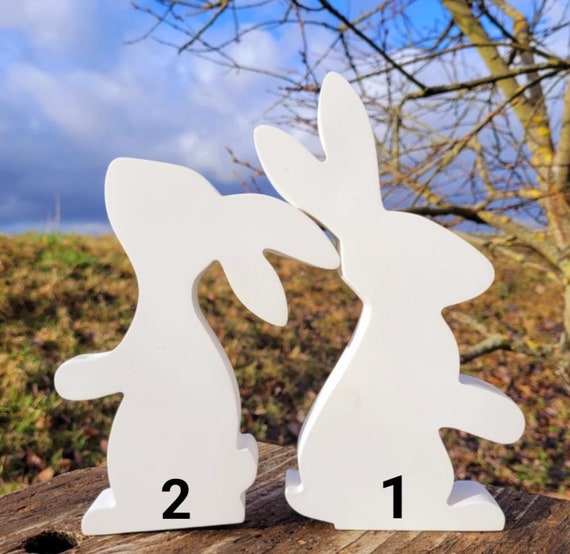 Stampi In Silicone Per Pasqua A Forma Di Coniglio – 6 Pezzi Per Resina, Sapone, Gesso E Decorazioni 3D - 3