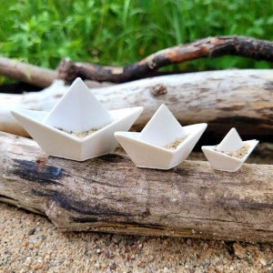 Silicone mold - Origami boats in 3 sizes