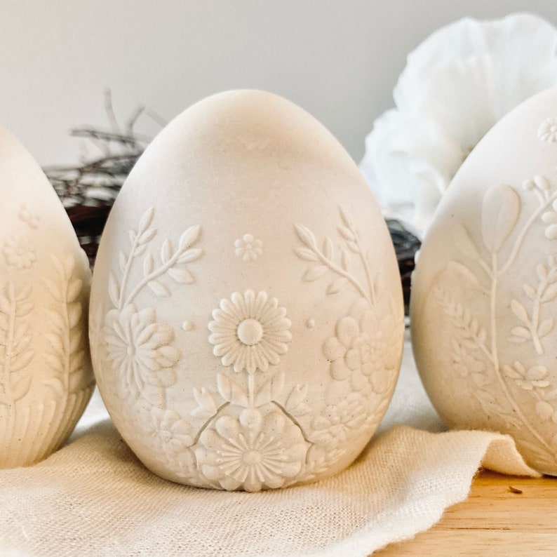Stampo in silicone Design fiore uovo di Pasqua in 2 dimensioni immagine 9