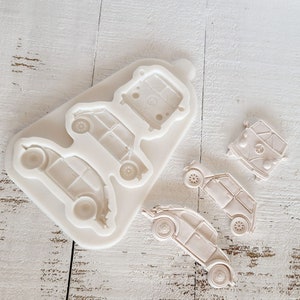 Siliconen mal - Mini auto's - De oldtimerbende